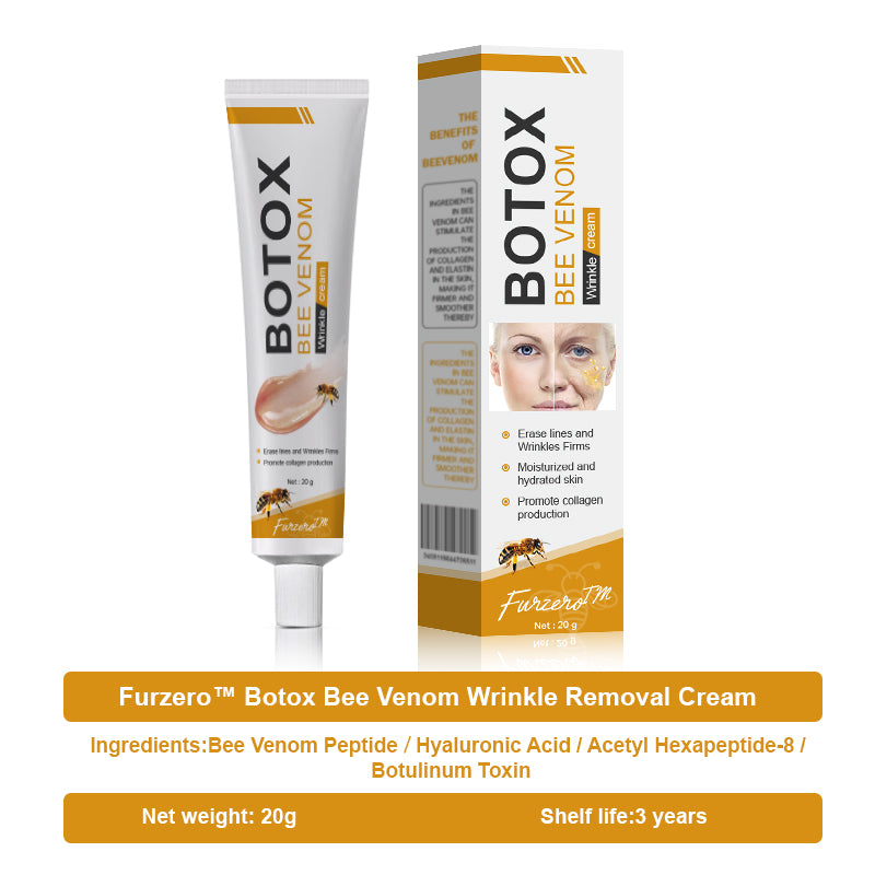 (✅MHRA Approved👩⚕️)-Furzero™ Botox Bee Venom Wrinkle Removal Cream-Last Day Promotion 70% OFF