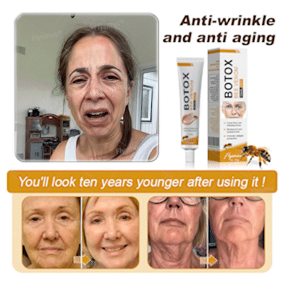 👨⚕️🌿Made and shipped from the UK✨Flysmus® Botox Bee Venom Wrinkle Removal Cream-Last Day Promotion 70% OFF