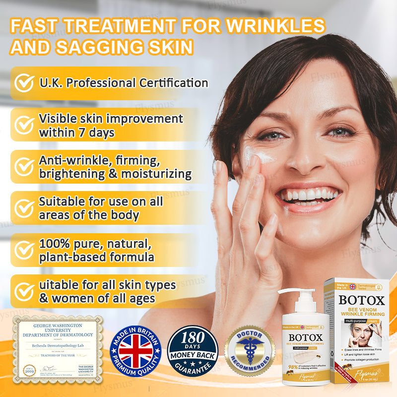 ✨Made and shipped from the UK👨⚕️ Flysmus® Botox Bee Venom Wrinkle Firming Multi-Purpose Cream