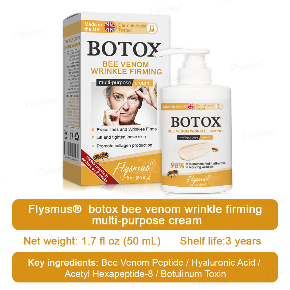 ✨Made and shipped from the UK👨⚕️ Flysmus® Botox Bee Venom Wrinkle Firming Multi-Purpose Cream