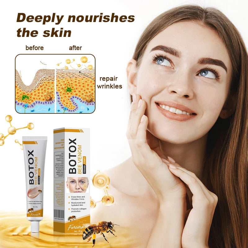 (✅MHRA Approved👩⚕️)-Furzero™ Botox Bee Venom Wrinkle Removal Cream-Last Day Promotion 70% OFF