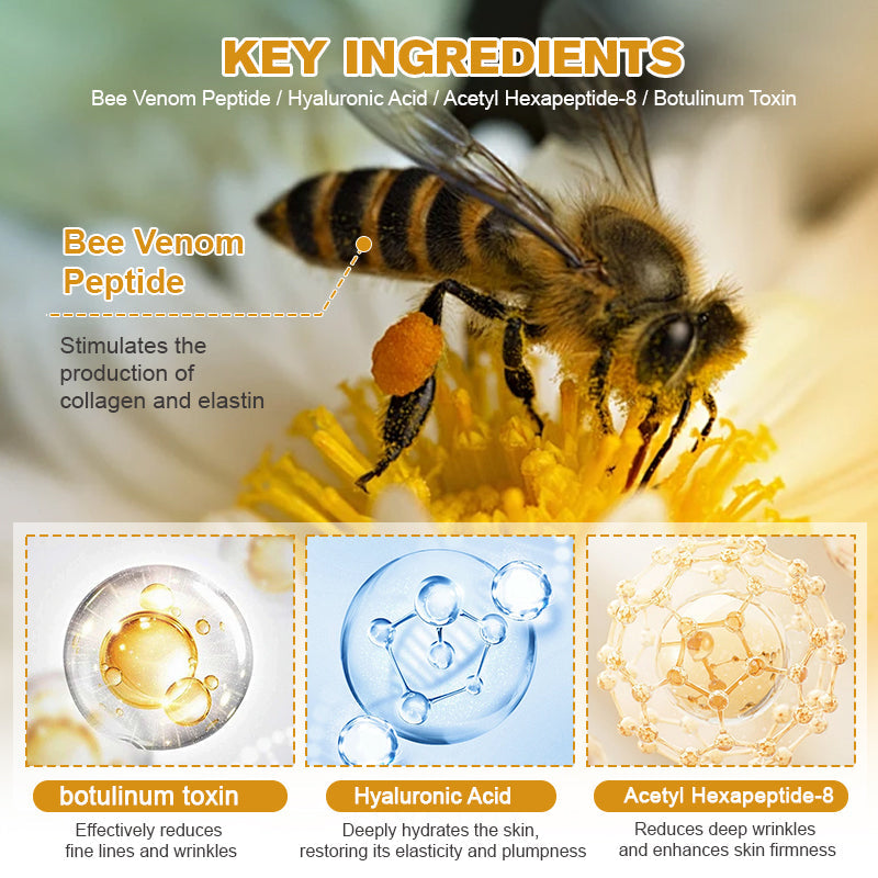 (✅MHRA Approved👩⚕️)-Furzero™ Botox Bee Venom Wrinkle Removal Cream-Last Day Promotion 70% OFF
