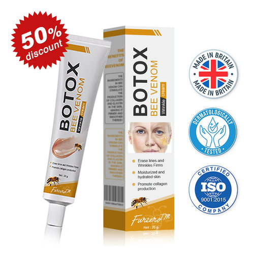 (✅MHRA Approved👩⚕️)-Furzero™ Botox Bee Venom Wrinkle Removal Cream-Last Day Promotion 70% OFF