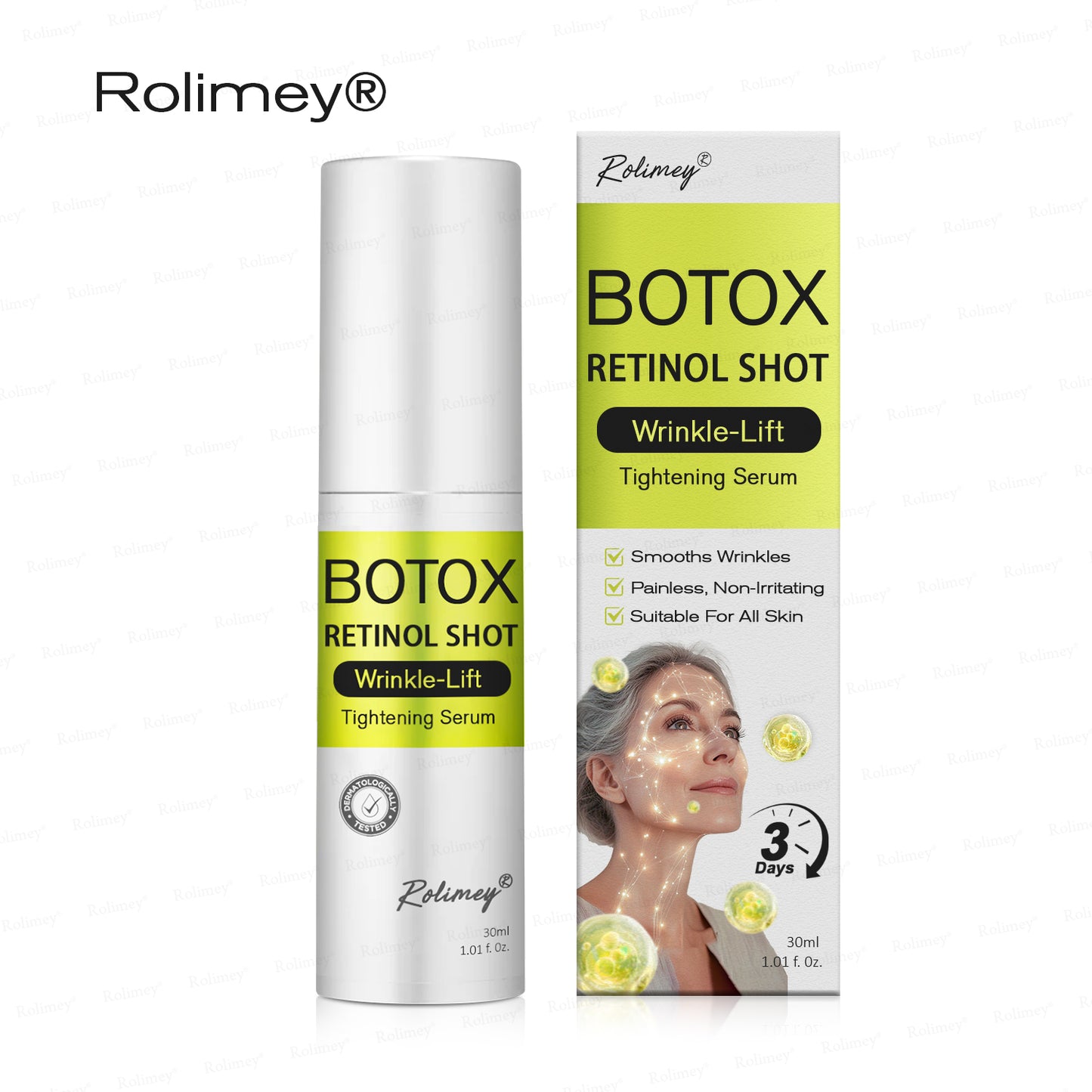💎Made and shipped from the UK 💫Rolimey® Botox & Vita-A Retinol Shot Wrinkle-Lift Tightening Serum - Last Day Promotion 70% OFF