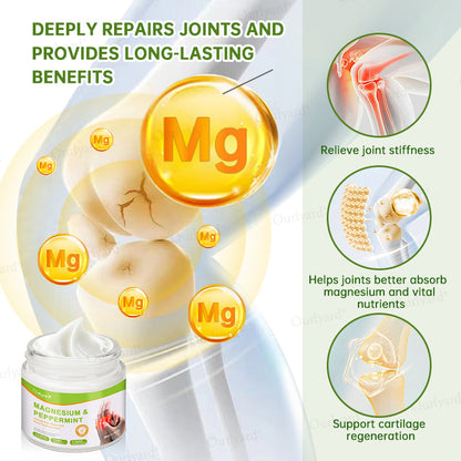 👨‍⚕️☘️Made and Shipped from the UK ✅Ourlyard® Magnesium & Peppermint Arthritis Pain Relief and Bone Healing Cream(✅Quick and lasting solution to arthritis, rheumatism, muscle spasms, sports injuries) 🔥LAST DAY 70% OFF