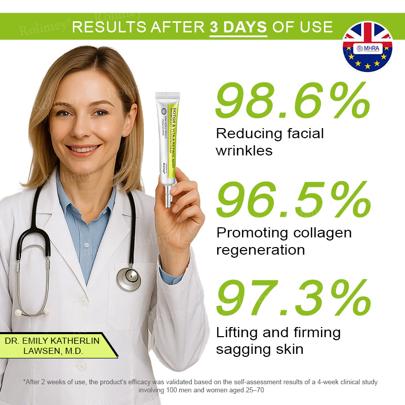 💎✅Made and shipped from the UK 💫Rolimey® Botox & Vita-A Retinol Shot Wrinkle-Lift Tightening cream - Last Day Promotion 70% OFF