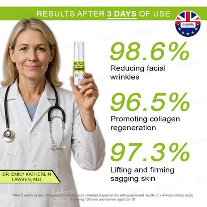 ✅👨‍⚕️✨Made and shipped from the UK 💫Rolimey® Botox & Vita-A Retinol Shot Wrinkle-Lift Tightening Serum - Last Day Promotion 70% OFF