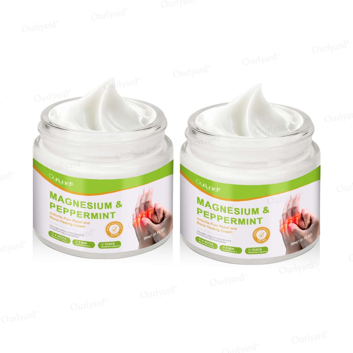 👨‍⚕️☘️Made and Shipped from the UK ✅Ourlyard® Magnesium & Peppermint Arthritis Pain Relief and Bone Healing Cream(✅Quick and lasting solution to arthritis, rheumatism, muscle spasms, sports injuries) 🔥LAST DAY 70% OFF