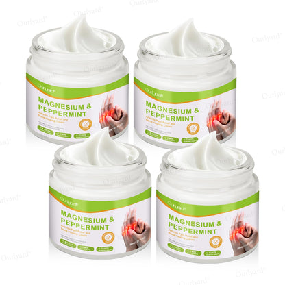 👨‍⚕️☘️Made and Shipped from the UK ✅Ourlyard® Magnesium & Peppermint Arthritis Pain Relief and Bone Healing Cream(✅Quick and lasting solution to arthritis, rheumatism, muscle spasms, sports injuries) 🔥LAST DAY 70% OFF