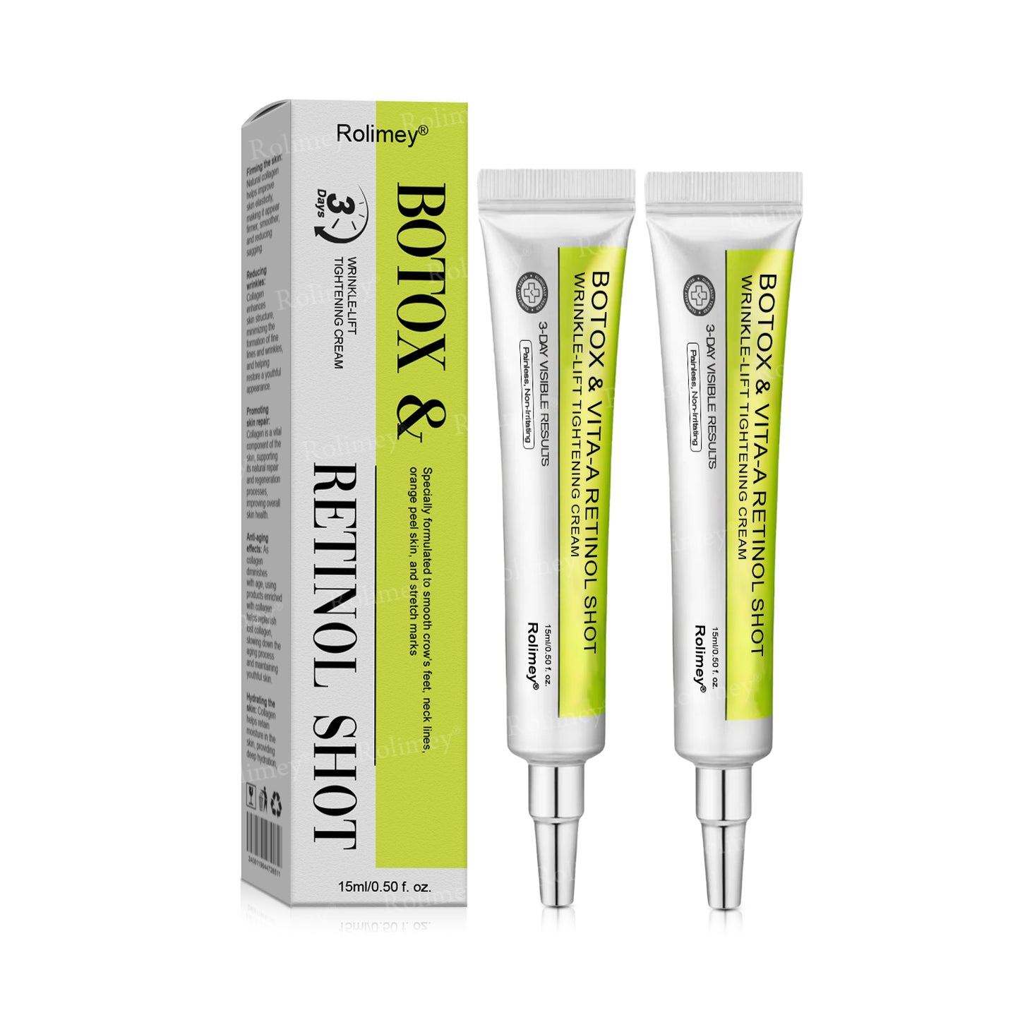 💎✅Made and shipped from the UK 💫Rolimey® Botox & Vita-A Retinol Shot Wrinkle-Lift Tightening cream - Last Day Promotion 70% OFF